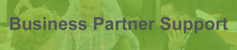 Business Partner Support header