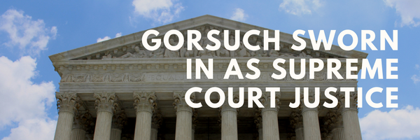 Gorsuch sworn in as U.S. Supreme COurt Gorsuch sworn in as U.S. Supreme COurt