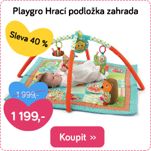 Hrací podložka Playgro zahrada