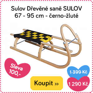Dřevěné saně Sulov