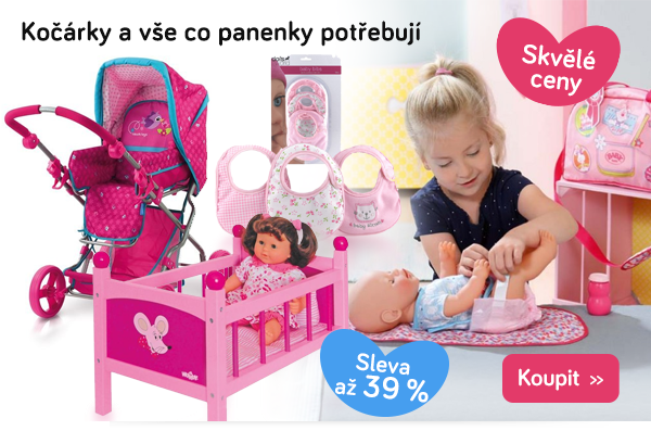 Kočárky pro panenky a další