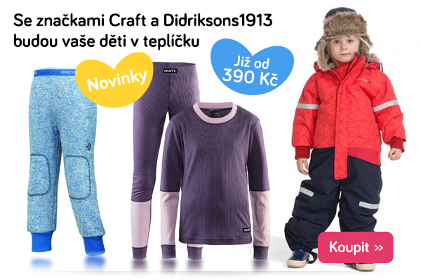 Dětské oblečení Craft a Didriksons1913