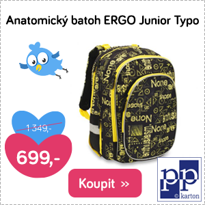 Anatomický batoh Ergo Junior Typo