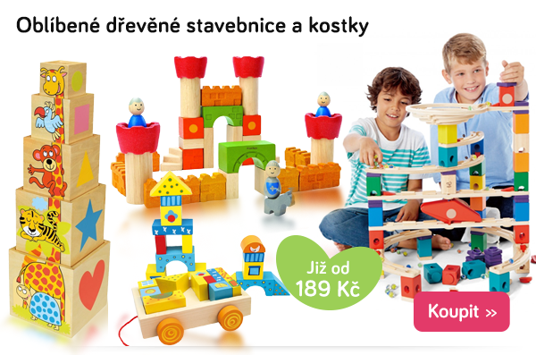 Image Dřevěné stavebnice a kostky