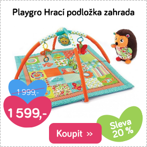 Hrací podložka Playgro zahrada
