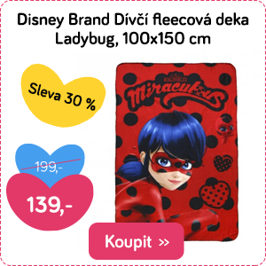 Fleecová deka Disney Beruška
