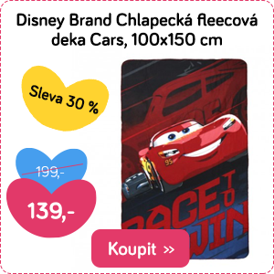 Dětská deka Disney Cars