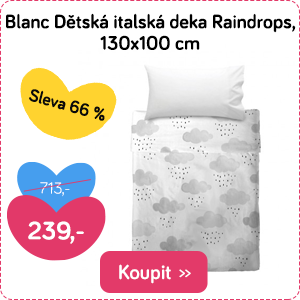 Dětská deka Blanc Raindrops