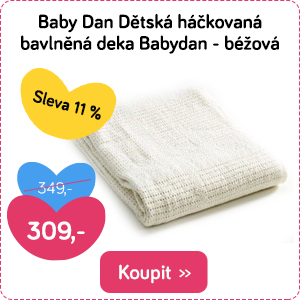 Dětská háčkovaná deka Baby Dan