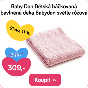 Dětská háčkovaná deka Baby Dan