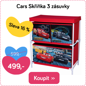 Dětská skřínka Cars