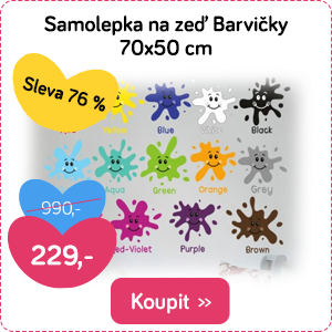 Samolepky na zeď barvy