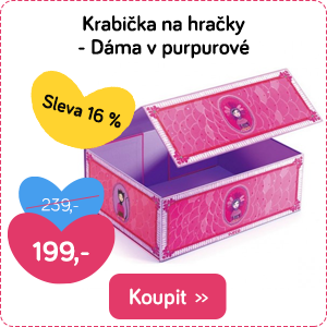 Krabička na hračky růžová